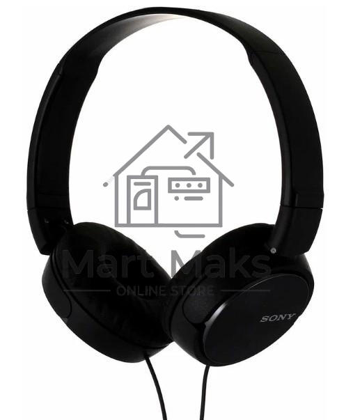 Гарнитура накладные Sony MDR-ZX310AP 1.2м черный проводные оголовье