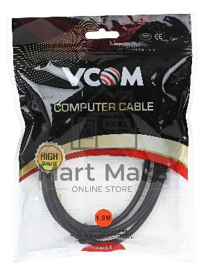 Кабель-переходник DisplayPort M --> DVI M1,8 м VCOM <CG606-1.8M>