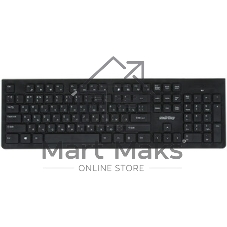 Клавиатура беспроводная мультимедийная Smartbuy 206 черная SBK-206AG-K