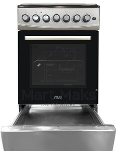 Плита комбинированная MIU Harisma 516S серая