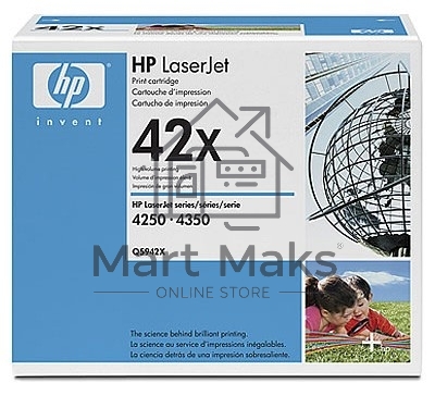 Картридж лазерный HP Q5942XD черный двойная упаковка для LaserJet 4250/4350 2 x 20000стр.