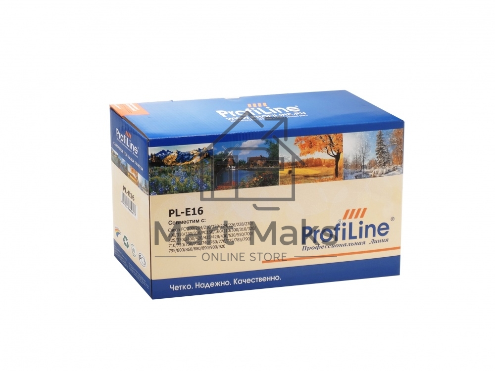 Картридж ProfiLine PL-E16 для принтеров Canon FC 200/204/210/220/224/226/228/230/300/310/330/336/PC150/160/210/300/310/320/325/330L/400/420/425/428/430/530/550/700/710/720/730/735/740/760/770/775/785/790/795/800/860/880/890/900/920 2000 копий разборный