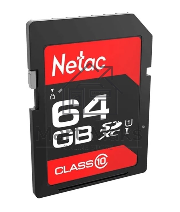 Флеш карта SDHC 64GB Netac Class 10 UHS-I U1 P600 NT02P600STN-064G-R