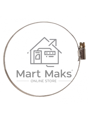 Хомуты СИБРТЕХ нержав, сталь, стандартное болтовое крепление 90-110мм 25шт/уп,ширина 9мм 47588