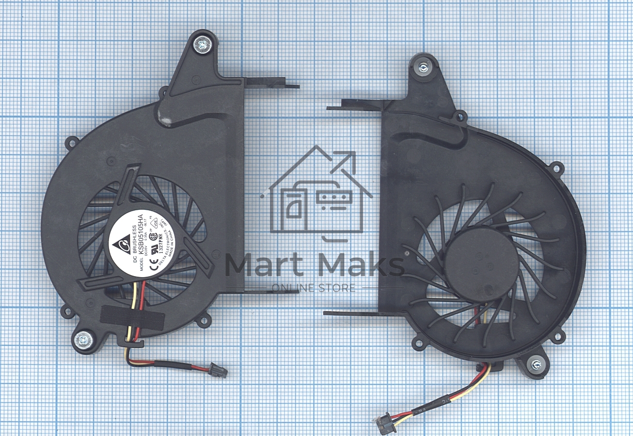 Вентилятор (кулер) для ноутбука HP Envy 14-1000 14-1100 14-1200 14-2000 14-3000 GPU правый