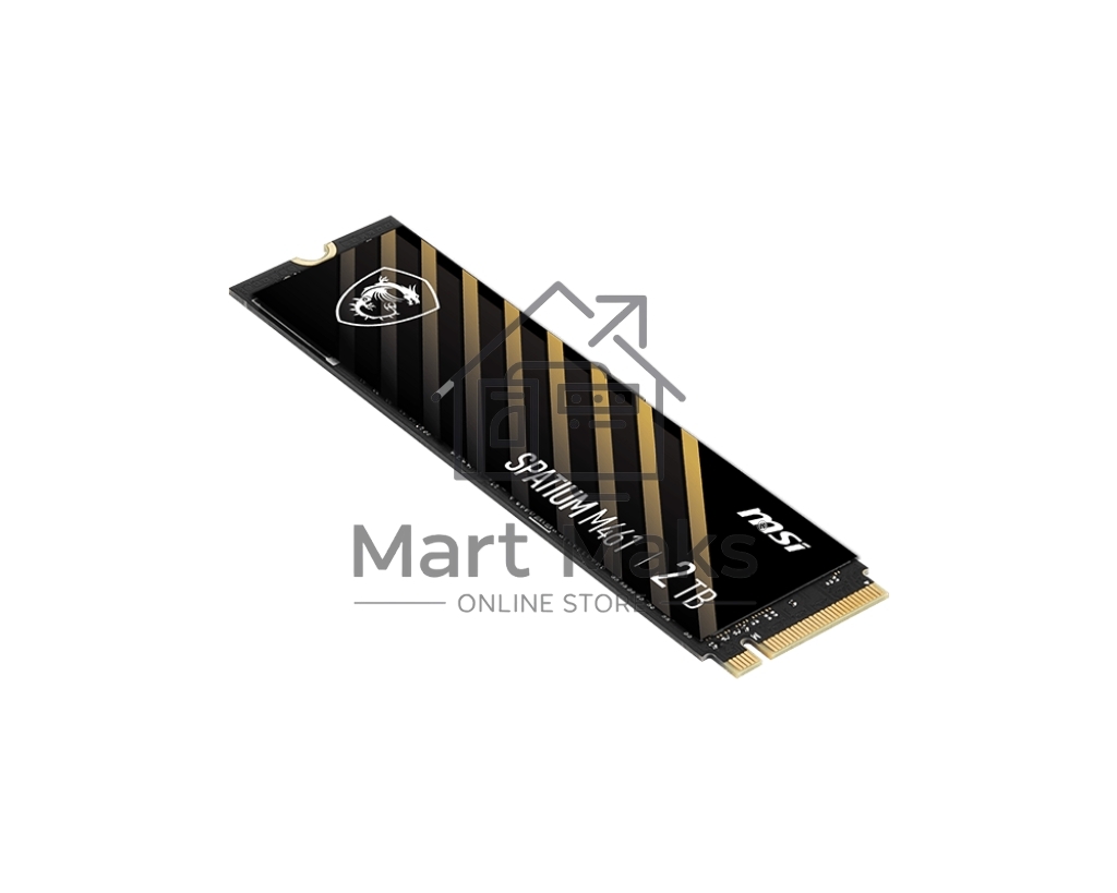 Накопитель SSD MSI M461, 4TB, PCIe 4.0 x4, M.2 2280, NVMe, R/W 5000/4200