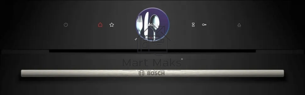 Духовой шкаф Bosch HSG7361B1 Home Connect!! Serie 8, черный, 21 режим + комбинированные режимы, функция приготовление на пару 100%, 4-слойное остекление, 3 цветных текстовых TFT-дисплея 2,5