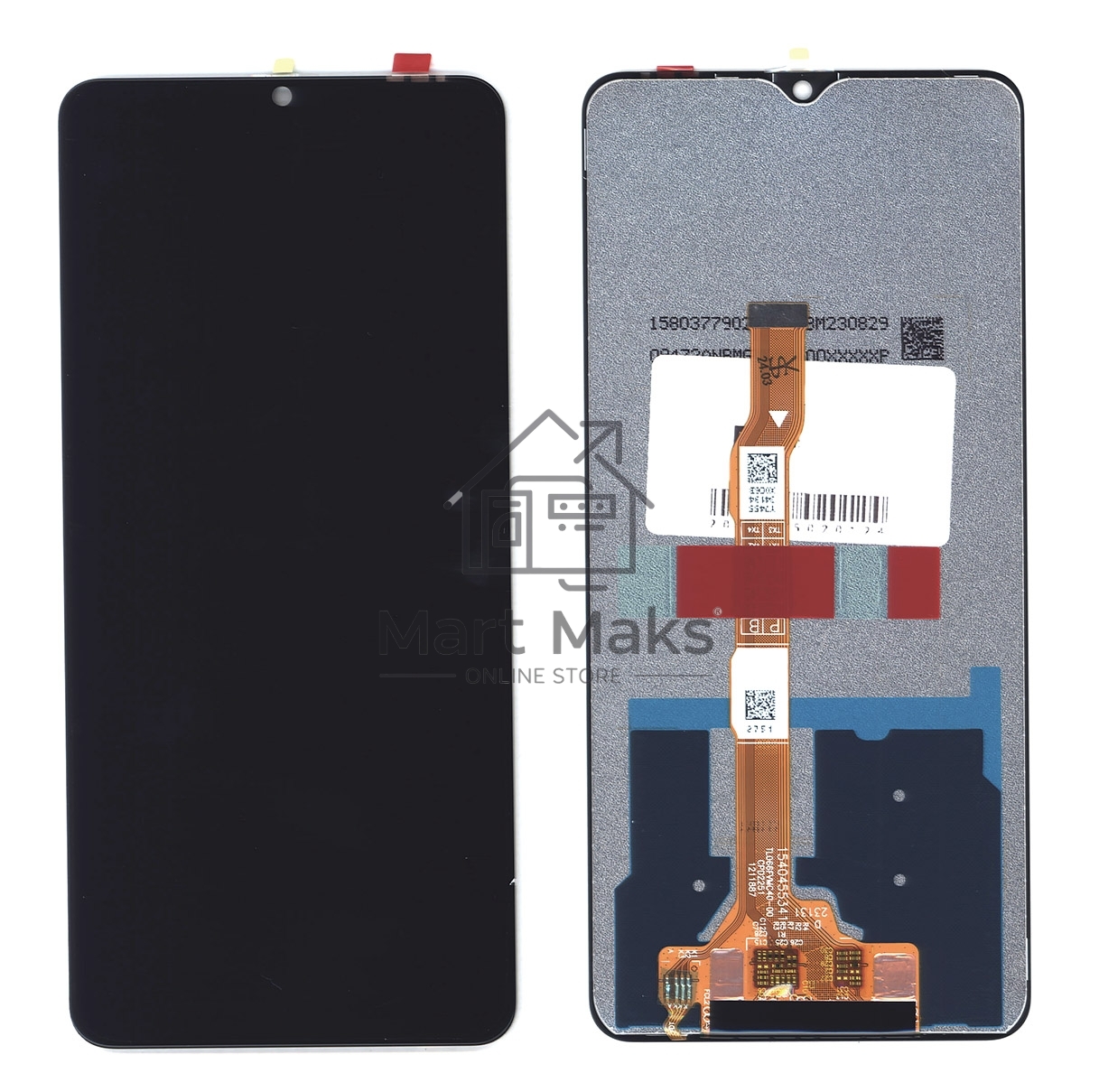 Дисплей для Vivo Y27s (V2322) в сборе с тачскрином черный