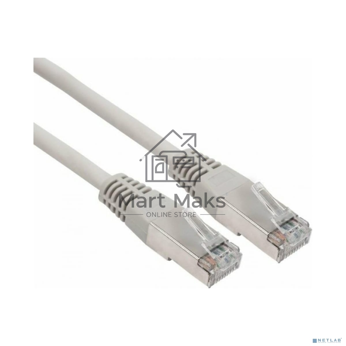 Пaтч-корд F/UTP Rexant, кат.6, RJ45-RJ45, экранированный, PVC серый, 3м