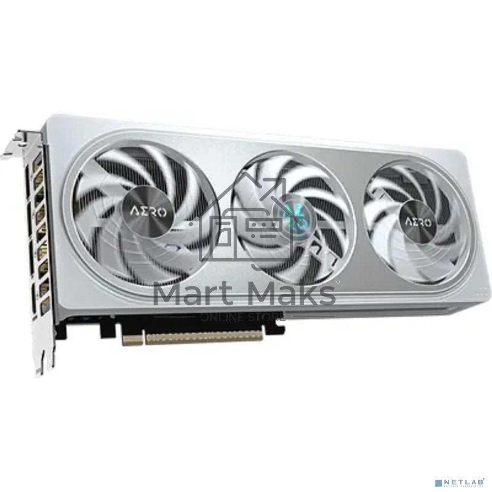 Видеокарта Gigabyte PCI-E 5.0 GV-N506TAERO OC-8GD 1.0 NVIDIA GeForce RTX 5060TI 8Gb 128bit GDDR7 2647/28000 Без Видеовыходов HDMIx1 DPx3 HDCP Ret