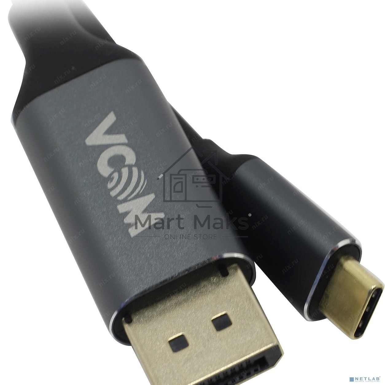 Кабель USB3.1 CM-DP 1.8M CU422MC-1.8M VCOM