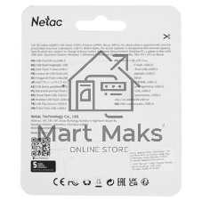 Флешка USB Netac U182 (NT03U182N-032G-32RE), 32Gb, USB 3.0, R/W 70/30, красный/черный