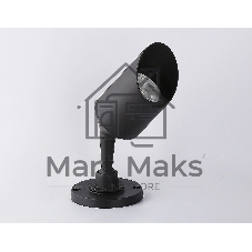 Светильник уличный настенный поворотный архитектурный ST3892 BK черный IP65 GU10 max 35W D60*198