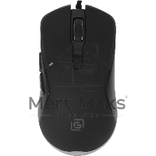 Мышь проводная Oklick 750G черный, 7200 dpi, USB, кнопки - 5