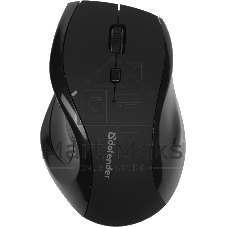 Мышь беспроводная Defender Accura MM-295 черный, 1600 dpi, радиоканал, USB, кнопки - 6