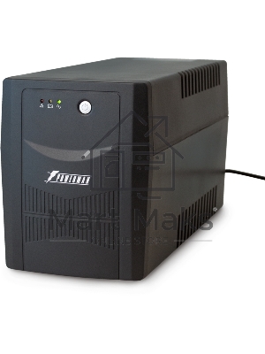 Источник бесперебойного питания PowerMan Back Pro 2000VA PLUS черный (interface+soft)