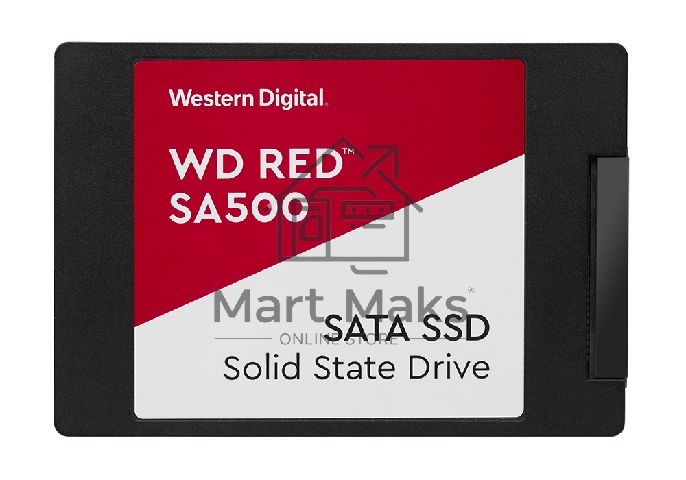 Накопитель SSD WD Red SA500 WDS500G1R0A, 500Gb, SATA III, 2.5