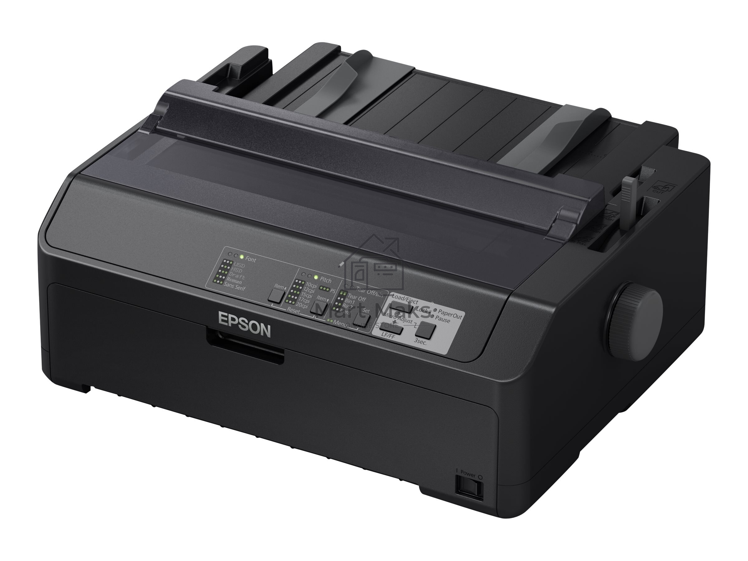 Принтер Epson FX-890II (C11CF37401), матричный A4, 9х2-игольный (80 колонок), высокоскоростной (735 cps), до 6 экземпляров одновременно (1 оригинал + 5 копий), ресурс ленты: 7,5 млн. символов, USB, LPT, для больших объемов печати