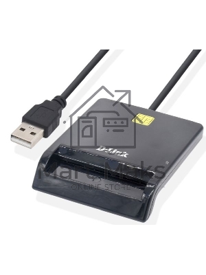 Кард-ридер D-Link DCR-100 (DCR-100/B1A) USB 2.0 CCID1 Type-A