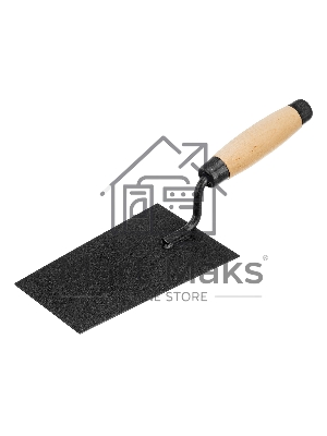 Кельма отделочника, стальная, деревянная усиленная ручка Россия