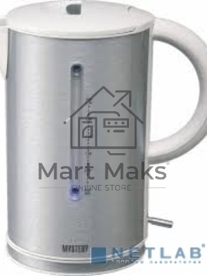 Чайник электрический Mystery MEK-1614 1.7л. 2200Вт серый (корпус: пластик)