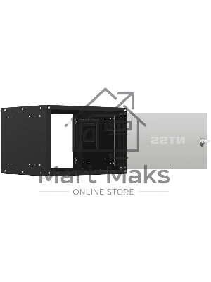 Шкаф коммутационный NTSS Lime (NTSS-WL6U5535GS-BL) настенный 6U 550x350мм пер.дв.стекл несъемн.бок.пан. 30кг черный 270мм 8.4кг 110град. 370мм IP20 сталь