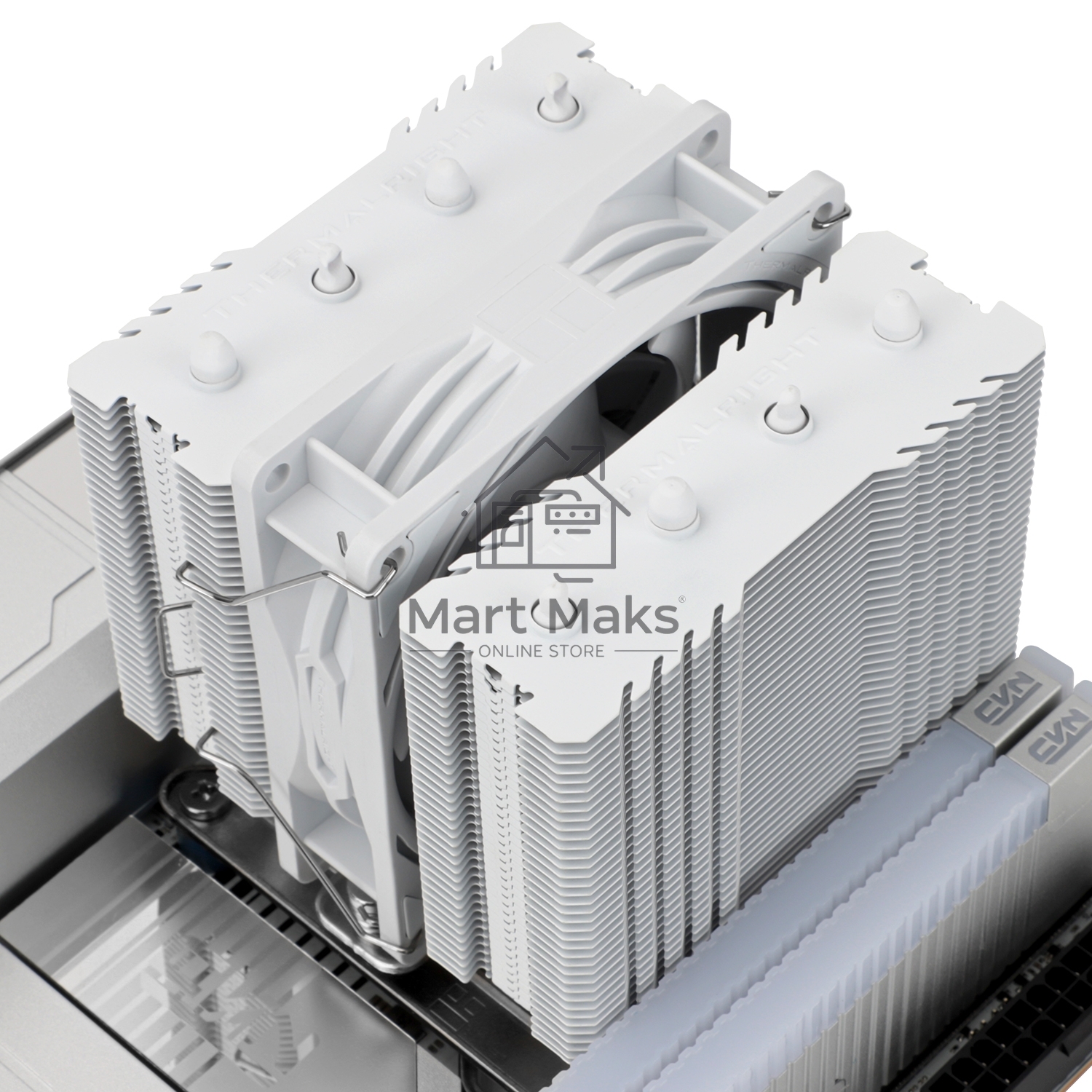Устройство охлаждения(кулер) Thermalright Peerless Assassin 90 SE Soc-AM5/AM4/1151/1200/1700 белый 4-pin 23.85dB Al+Cu Ret (PA90-SE-WH)