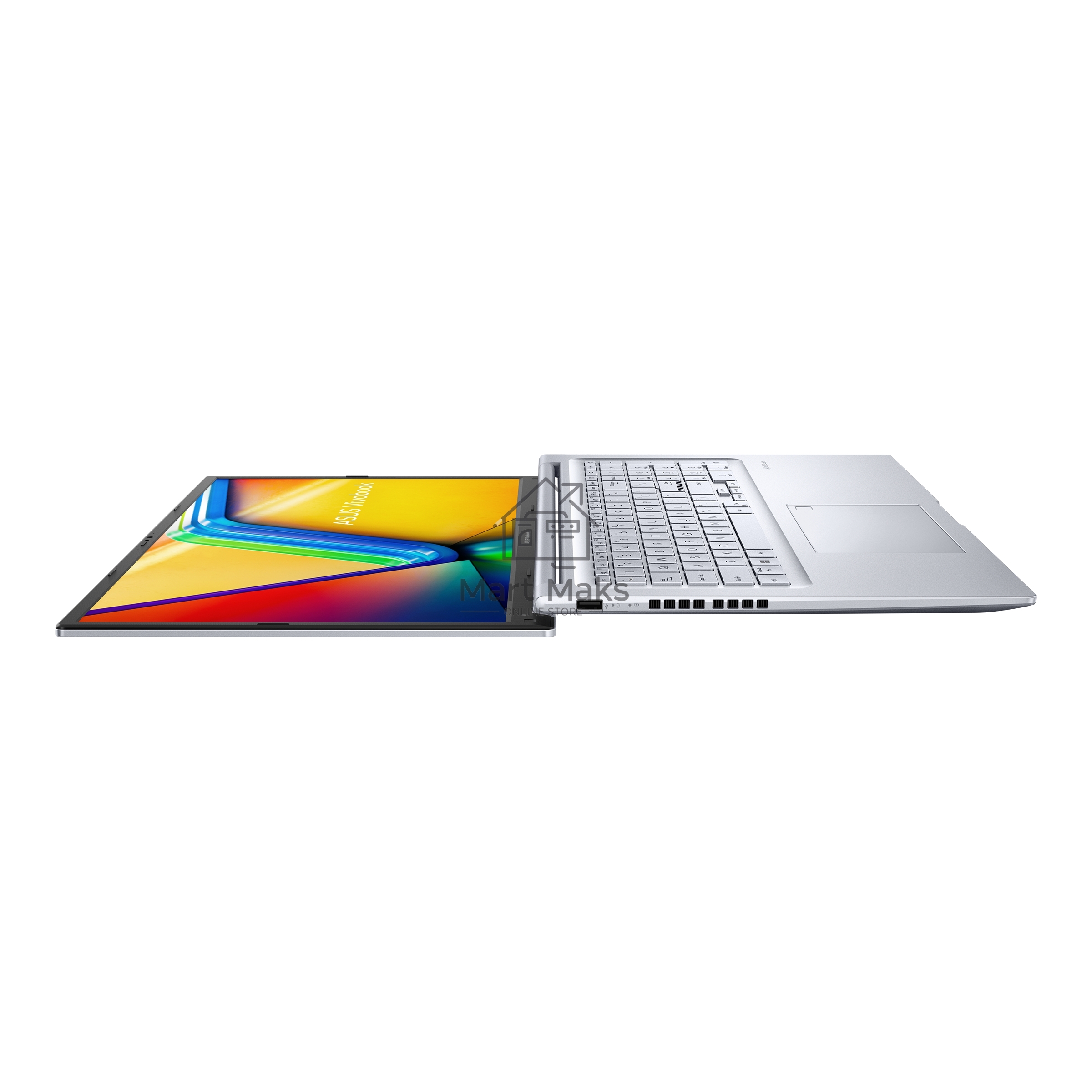 Ноутбук ASUS VivoBook 17X M3704YA Ryzen 5 7430U 16Gb SSD 1Tb AMD Radeon Graphics 17,3 FHD IPS 50Вт*ч No OS Серебристый M3704YA-AU159 90NB1191-M008F0