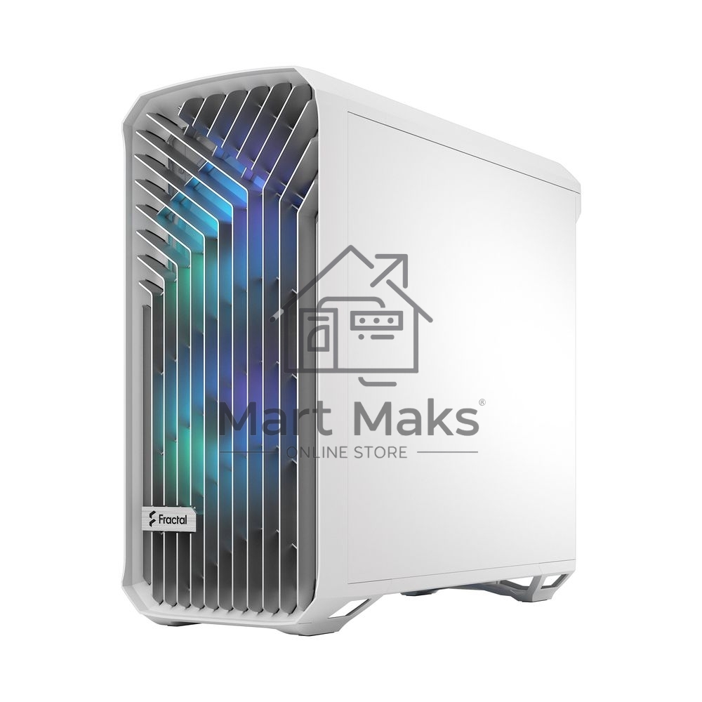 Корпус ПК без блока питания Fractal Design Torrent RGB TG Clear Tint, Full-Tower, 2x180mm + 3x140mm RGB, 2xUSB-A 3.2 + 1xUSB 3.2 Type-C E-ATX, SSI-CEB, SSI-EEB, ATX, mATX, mITX White