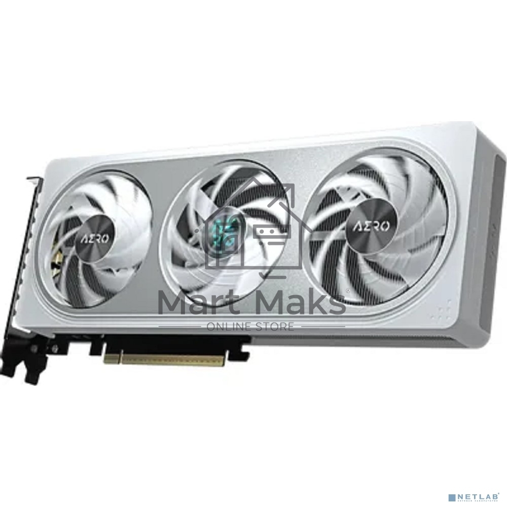 Видеокарта Gigabyte PCI-E 5.0 GV-N506TAERO OC-8GD 1.0 NVIDIA GeForce RTX 5060TI 8Gb 128bit GDDR7 2647/28000 Без Видеовыходов HDMIx1 DPx3 HDCP Ret