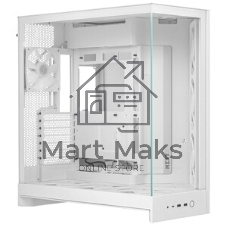 Компьютерный корпус без блока питания Case NZXT H3 Flow (2025), Midi-Tower, TG, 1x120мм, 1xUSB-A 3.2 + 1xUSB-C 3.2, mATX, mITX White
