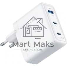 Сетевое зарядное устройство Digma Pro DPW10C 100W 5A (PD+QC) 2хUSB-C/USB-A универсальное белый (DPW1С0G012WH)