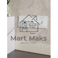 Рамка 3-м РУ-3-2-Бр IEK BRITE DECOR Белый матовый стекло