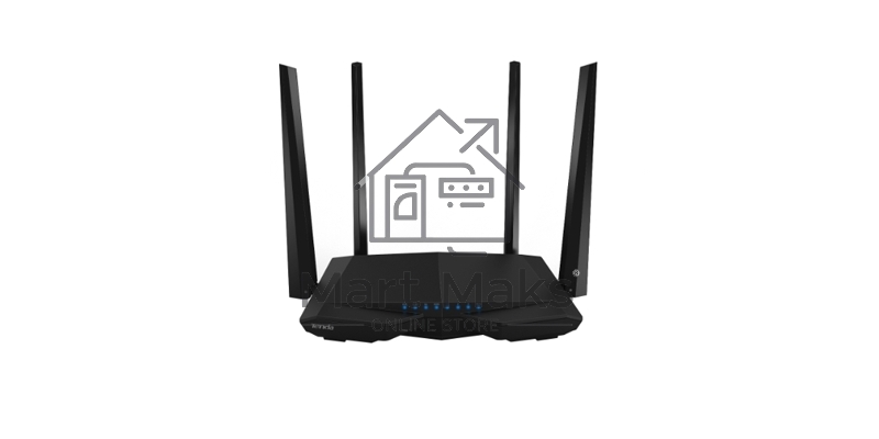 Маршрутизатор Tenda AC6 AC1200 Двухдиапазонный, Wi-Fi маршрутизатор, 4*5 дБи внешние антенны