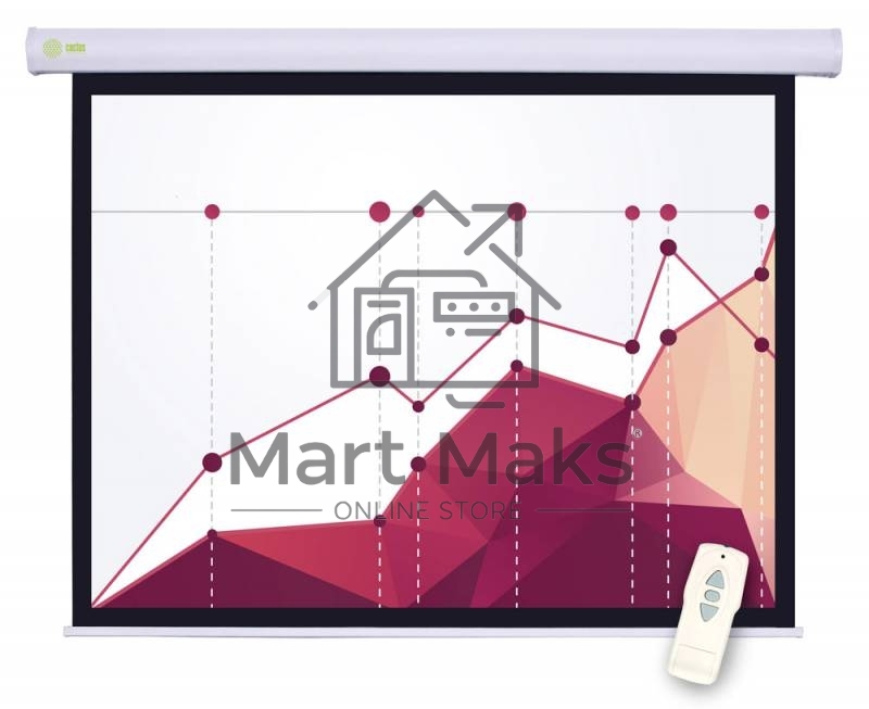 Экран Cactus 183x244см Motoscreen CS-PSM-183x244 4:3 настенно-потолочный рулонный белый (моторизованный привод)