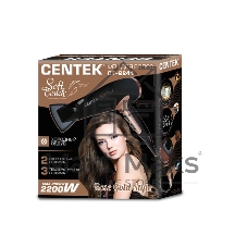 Фен Centek CT-2241 черный/розовое золото, 1900 Вт