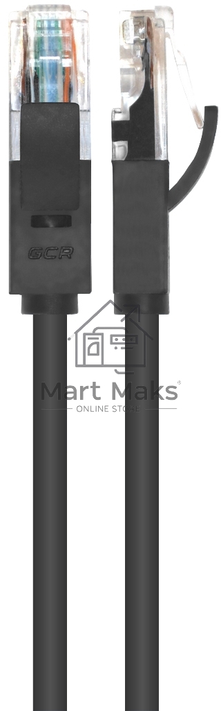 Патч-корд Greenconnect Патч-корд UTP прямой 20m AWG24 кат.5е,  RJ45,  медь, литой (Черный), пластик пакет (GCR-LNC06-20.0m)