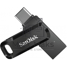Флешка USB Sandisk DDC3 (SDDDC3-032G-G46), 32Gb, USB 3.0/USB Type-C, R/W 150/30, черный