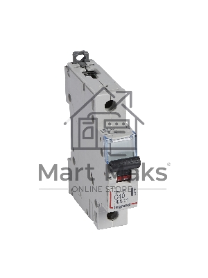 Выключатель автоматический DX3-E C40 1П 6000/6kA Авт.выкл.DX3-E C40 1П 6000/6kA