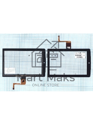 Сенсорное стекло (тачскрин) для Asus MeMo Pad ME171 xN07SH-AS черное