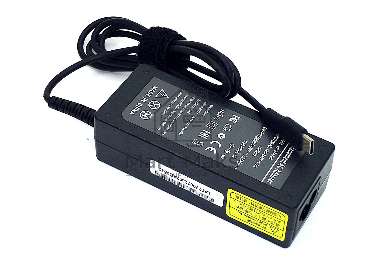 Блок питания (сетевой адаптер) для ноутбуков Lenovo 20V 3.25A Type-C OEM