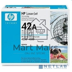 Картридж лазерный HP Q5942A черный для LJ 4250/4350 10 000 стр.
