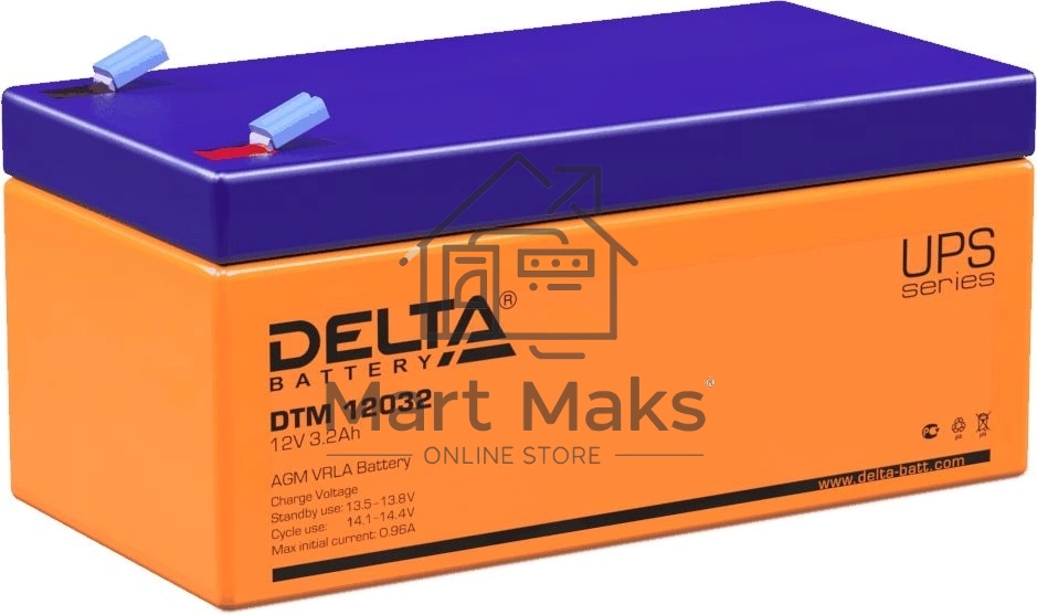 Батарея Delta DTM 12032 (12V, 3.2Ah)