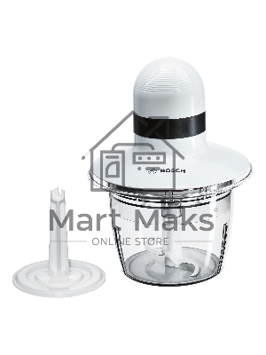 Блендер стационарный Bosch MMR08A1 400Вт, белый/черный