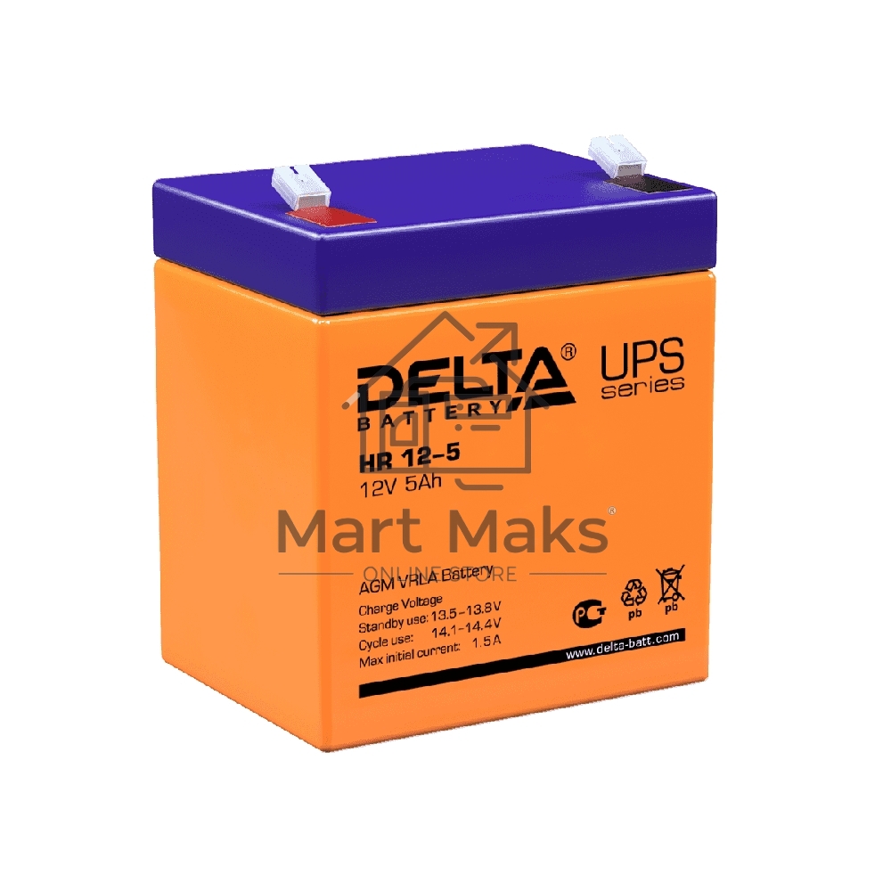 Батарея Delta HR 12-5 (12V, 5Ah)