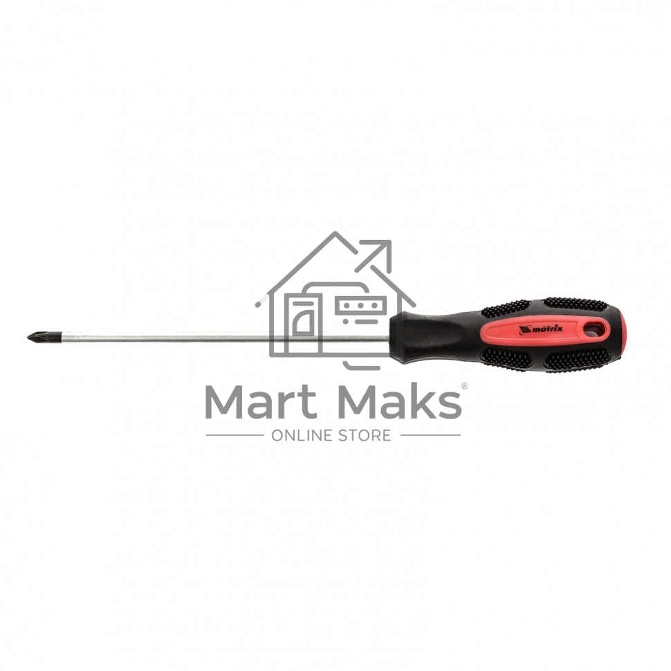 Отвертка Anti-Slip, PH1 х 150 мм, CrV, двухкомп. рукоятка Matrix