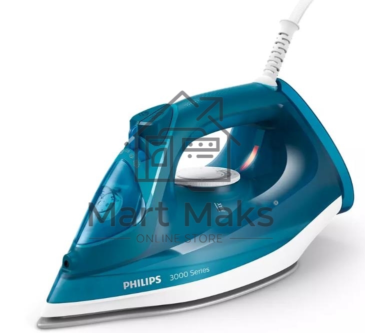 Утюг Philips DST3040/70 бирюзовый/белый, 2600 Вт, 40 г/мин, 200 г/мин, 300 мл