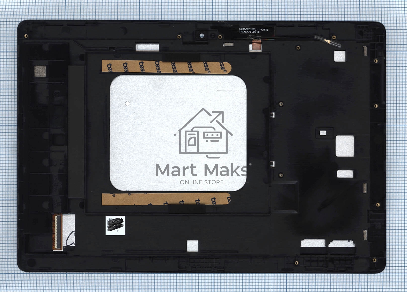 Модуль (матрица + тачскрин) для Asus ZenPad 10 (Z301MF) черный с рамкой