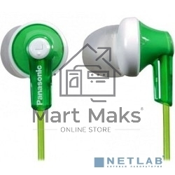 Наушники Panasonic RP-HJE118GUG зеленый 1.1м