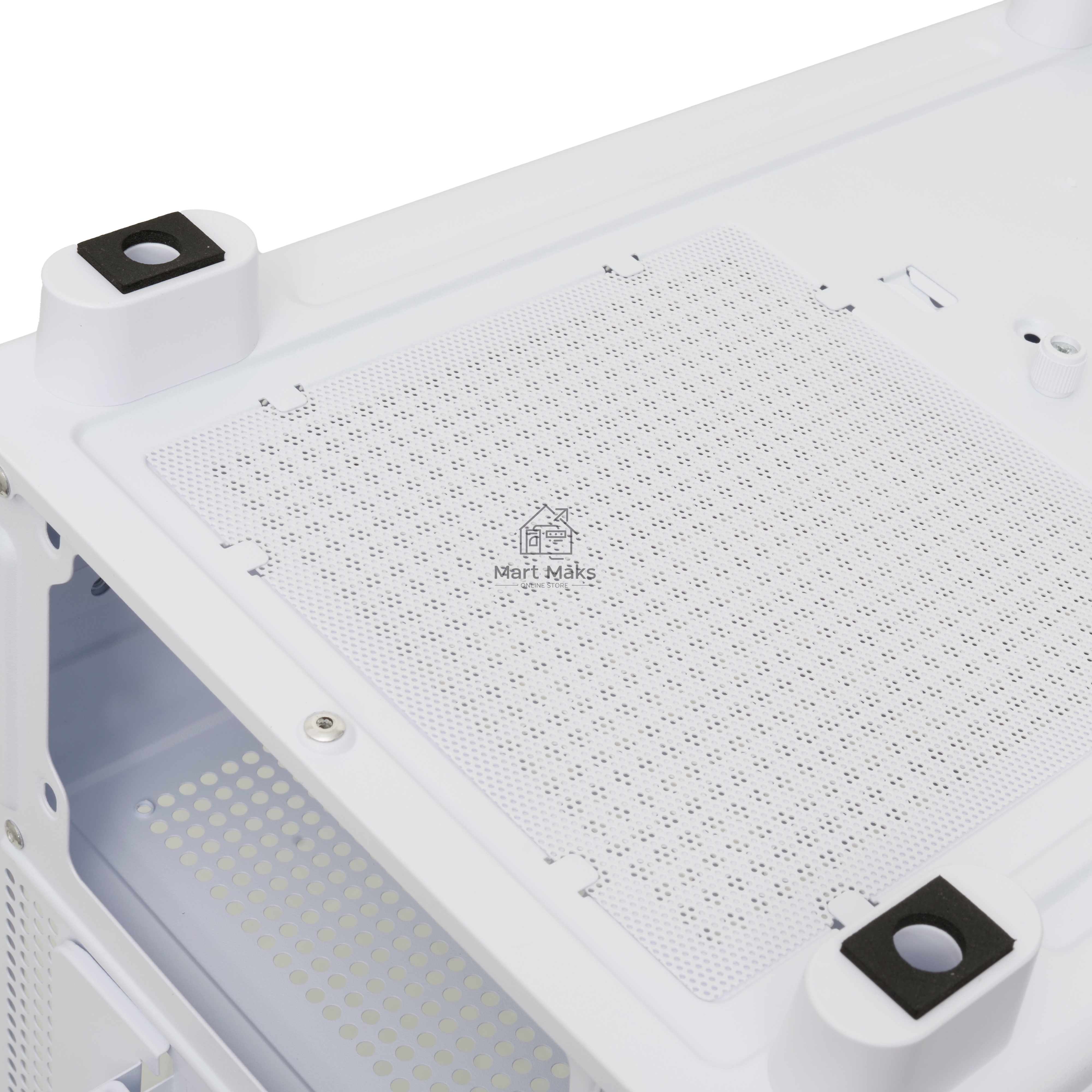 Компьютерный корпус  HSPD F510, Panoramic Mid Tower, белый, TG, 0.5 SPCC, 3x120mm ARGB ATX, mATX, mITX 180/280/160mm 1x2.5